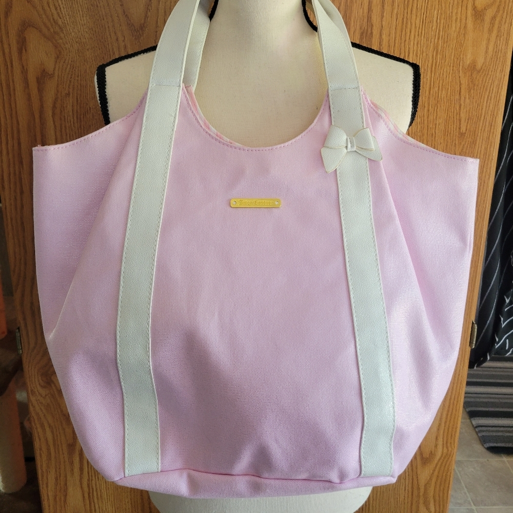 Juicy Couture Shimmering Pink and White Bag Unisex BUNDLE AND SAVE